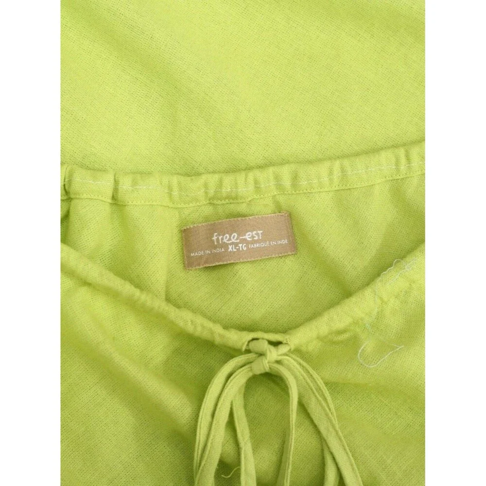 Free People Free-Est Sandshell Linen Kayla Convertible Maxi Skirt XL 290575